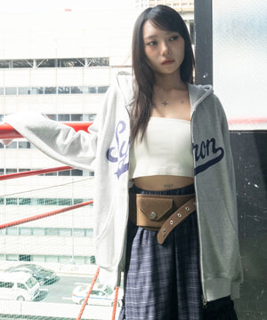 杢グレー　モデル：159cm L着用