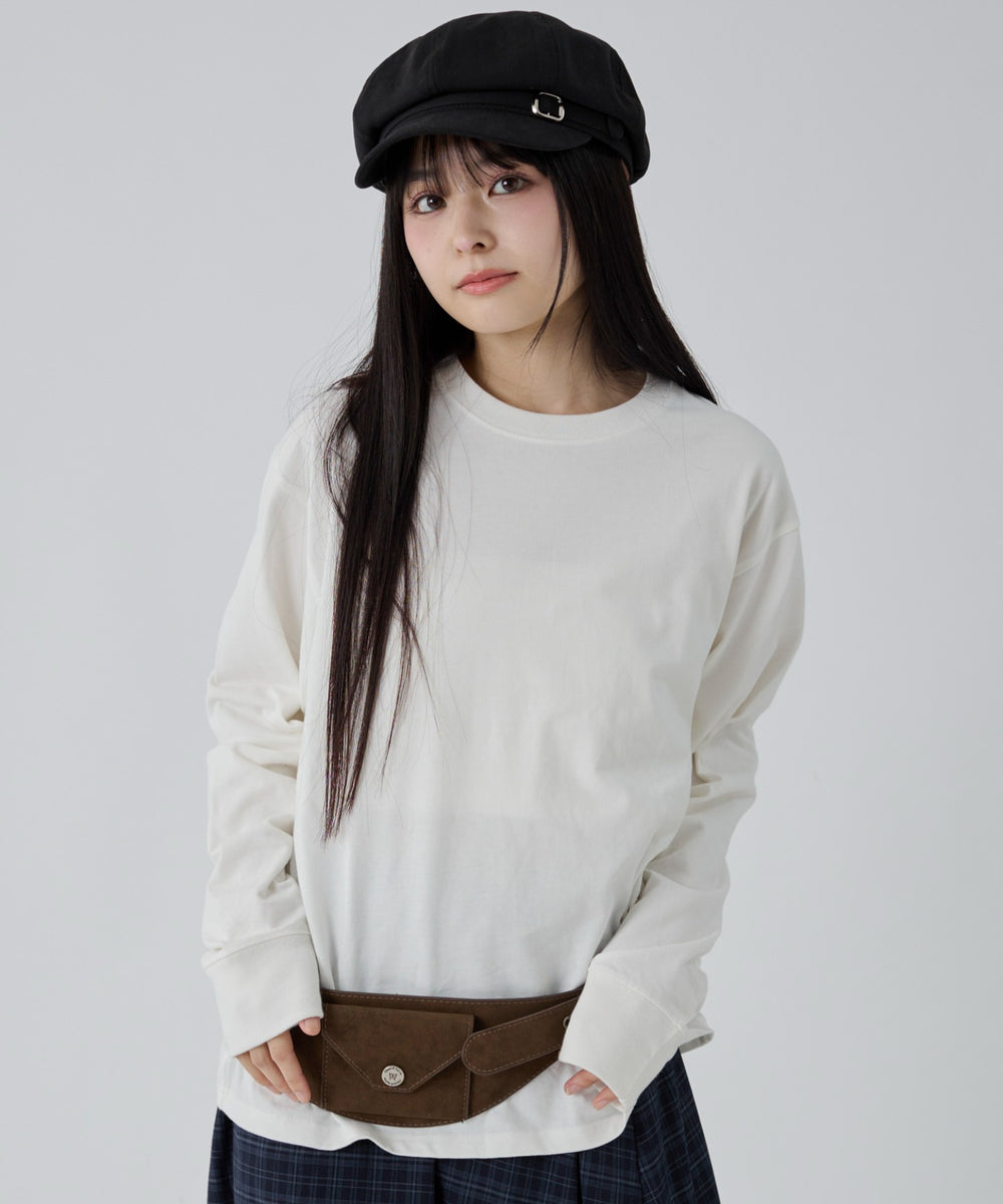 ホワイト モデル：161cm M着用