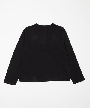 ワッフルグラフィックヘンリーネックT(LS)