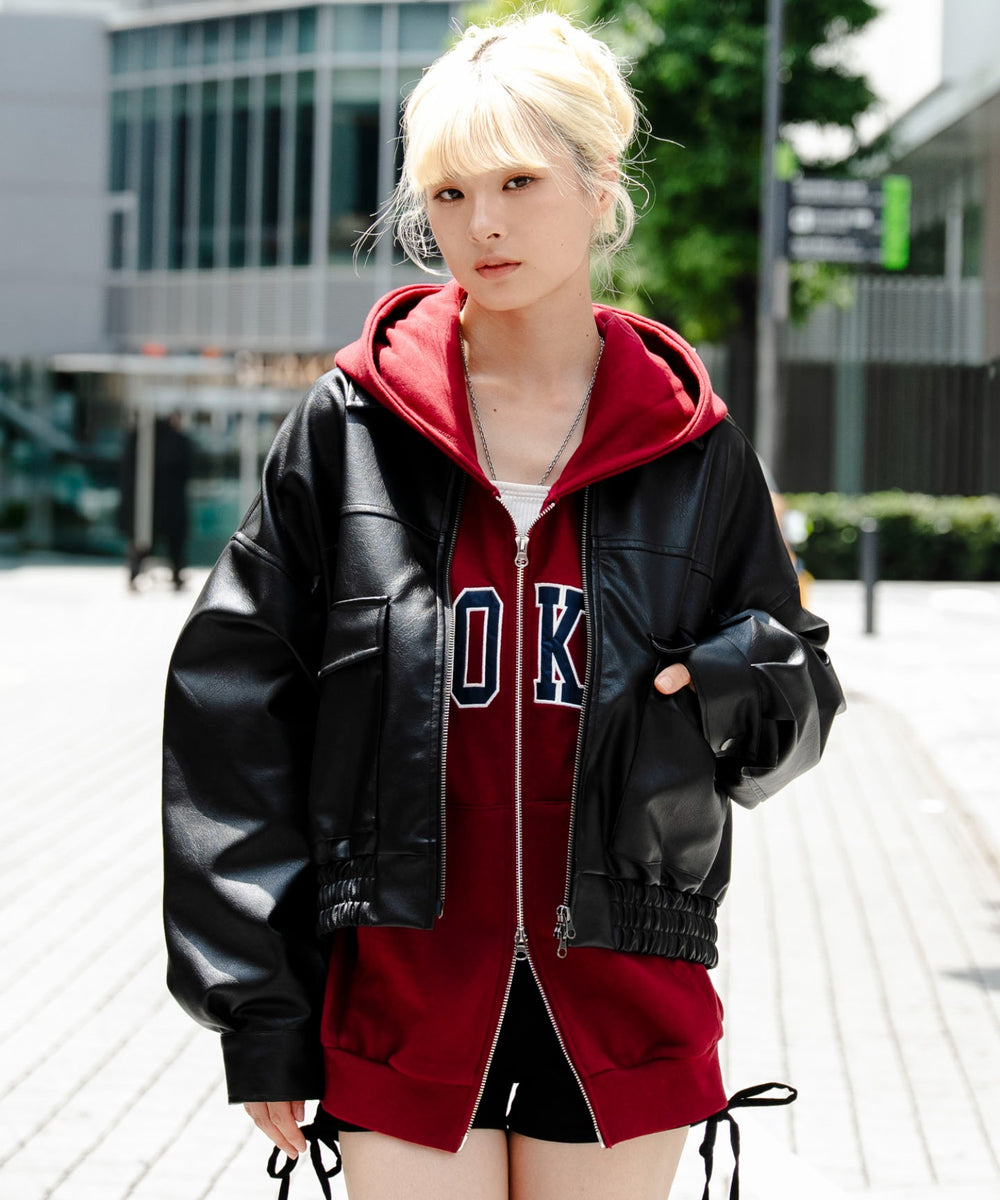 ブラック　モデル：166cm F着用
