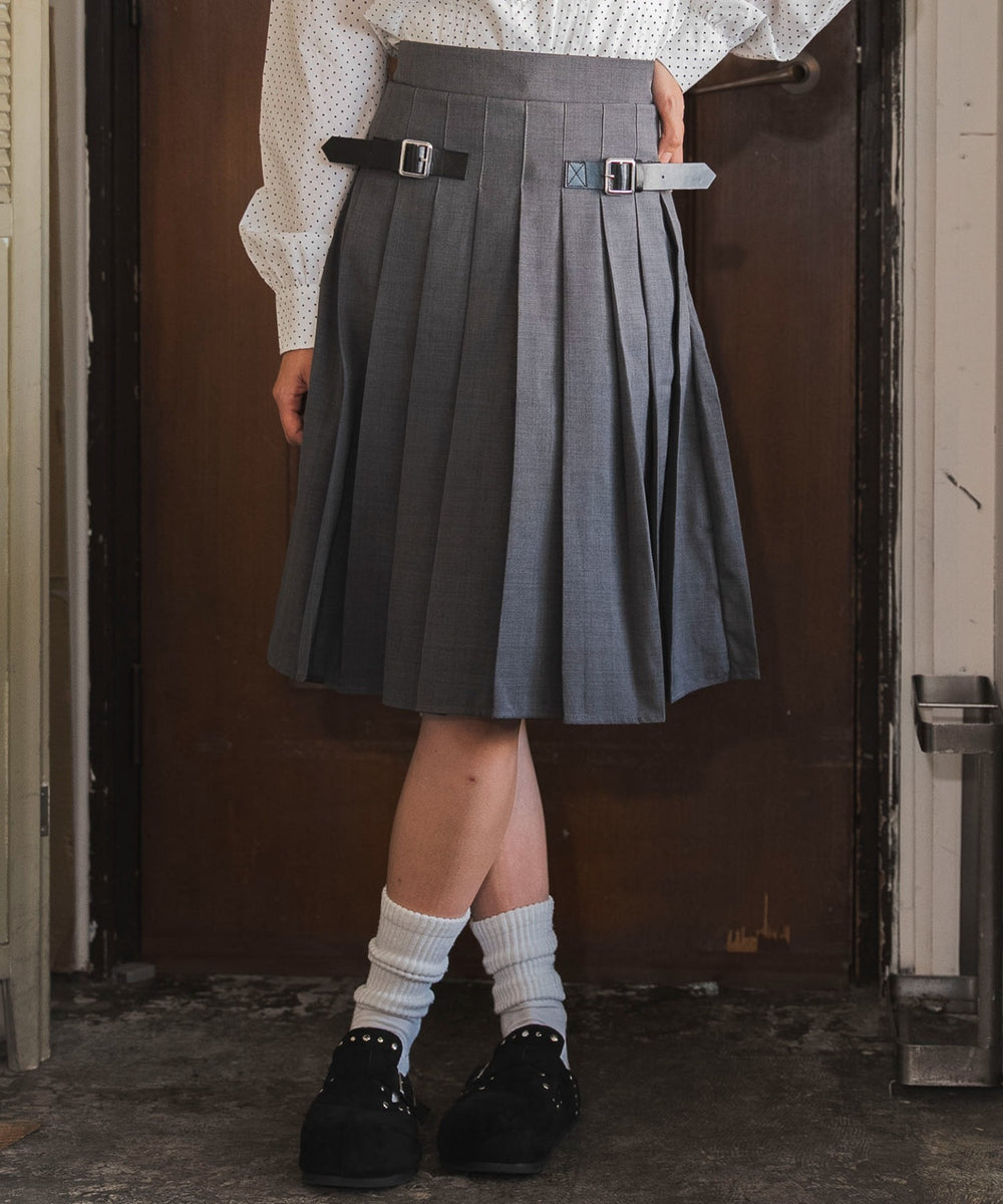 杢グレー　モデル：166cm F着用