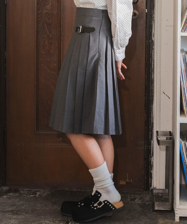 杢グレー　モデル：166cm F着用