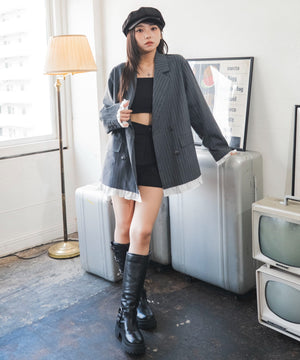 グレーストライプ　モデル：159cm F着用