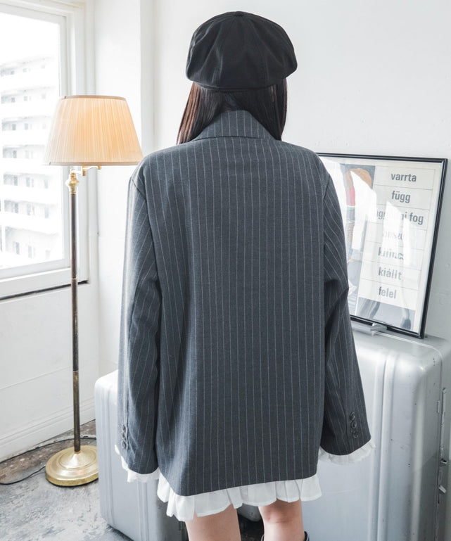 グレーストライプ　モデル：159cm F着用