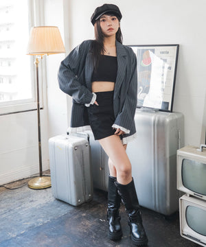 グレーストライプ　モデル：159cm F着用