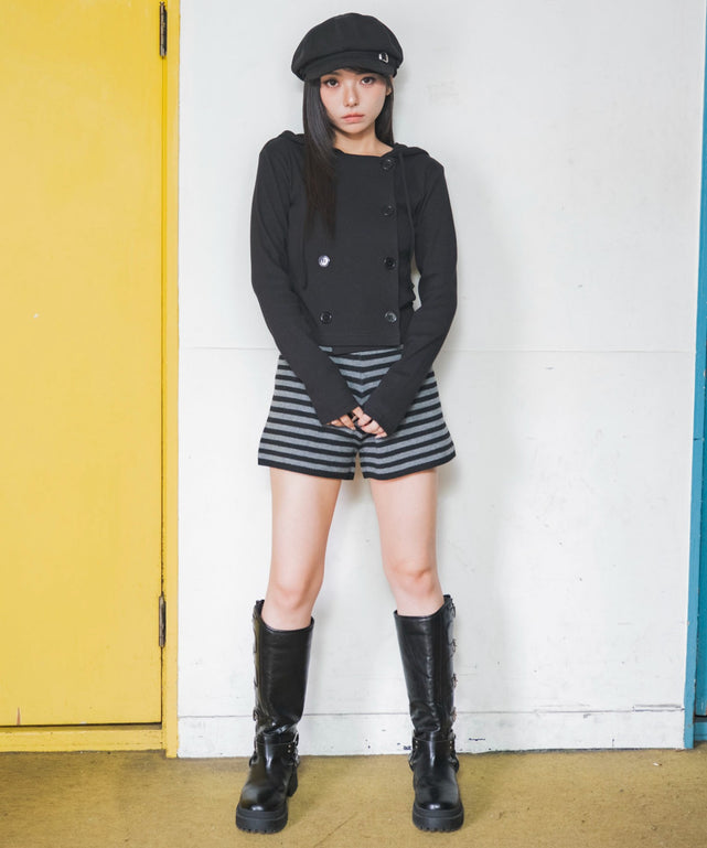 ブラック　モデル：159cm F着用