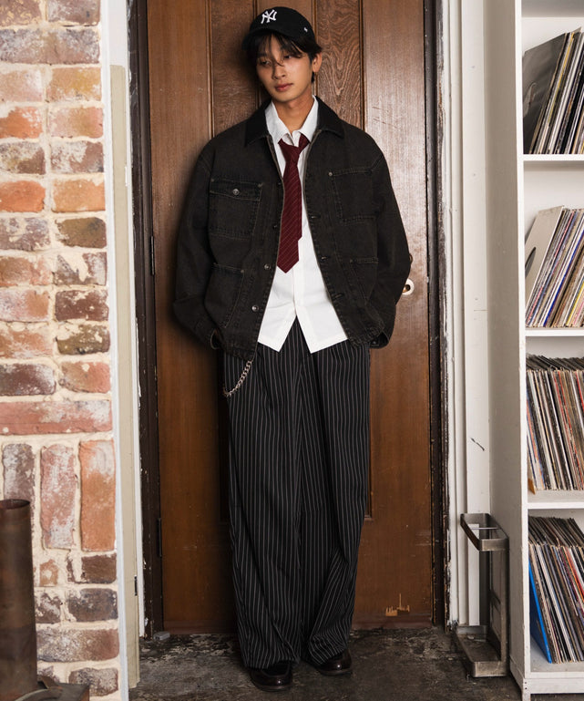 デニムブラックソノタ モデル：180cm L着用