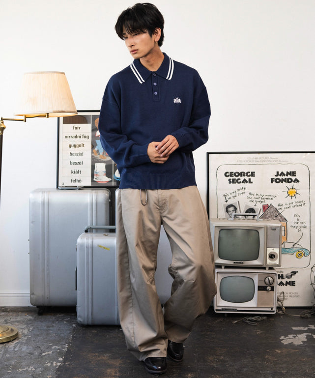ネイビー モデル：180cm L着用