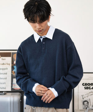 ネイビー モデル：180cm L着用