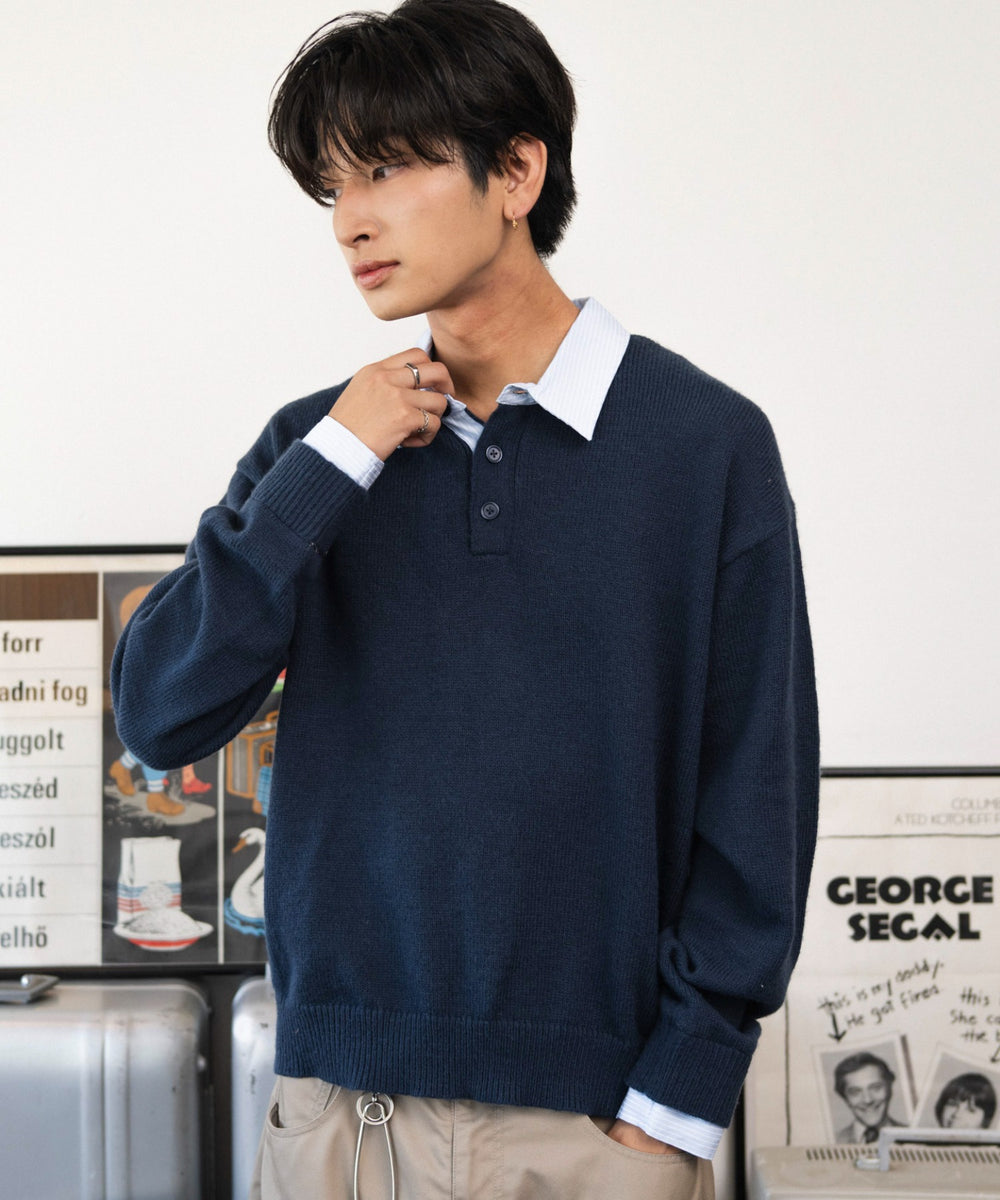 ネイビー モデル：180cm L着用