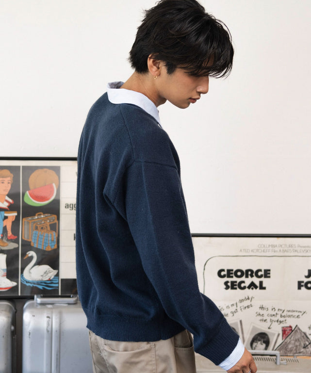 ネイビー モデル：180cm L着用