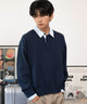 ネイビー モデル：180cm L着用
