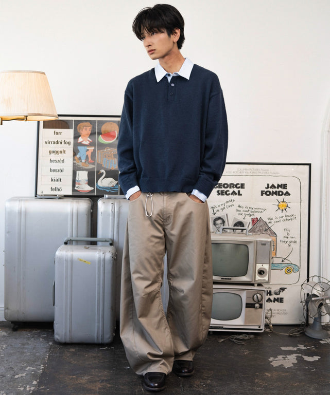 ネイビー モデル：180cm L着用