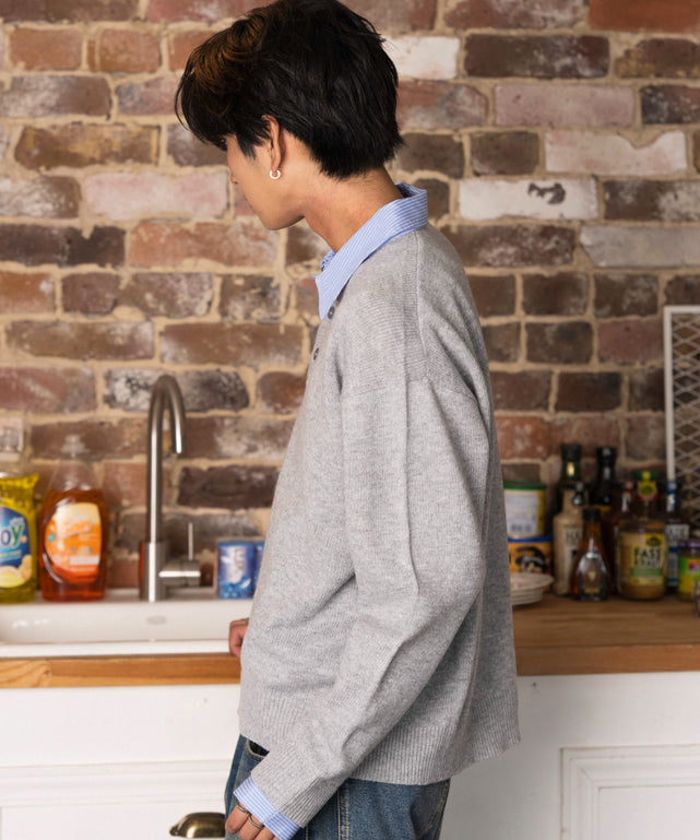 杢グレー モデル：180cm L着用