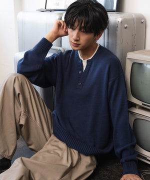 ネイビー モデル：180cm L着用