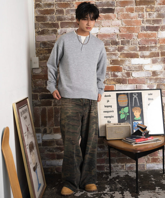 杢グレー モデル：180cm L着用