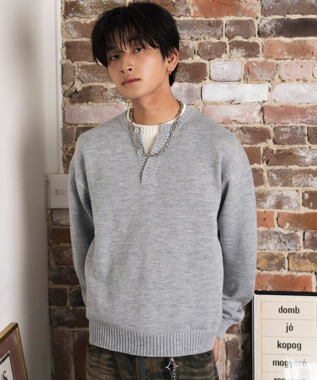 杢グレー モデル：180cm L着用