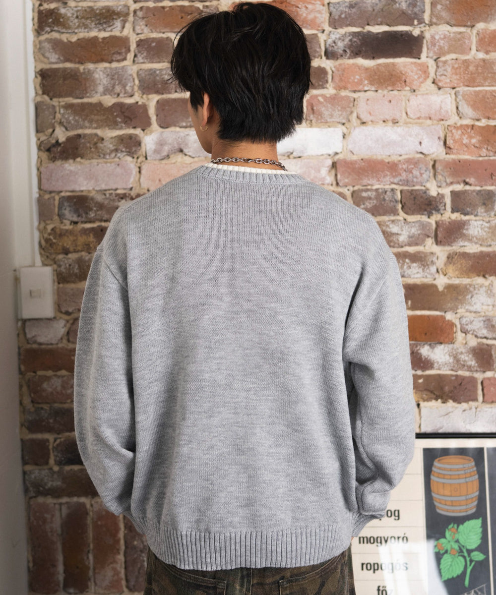 杢グレー モデル：180cm L着用