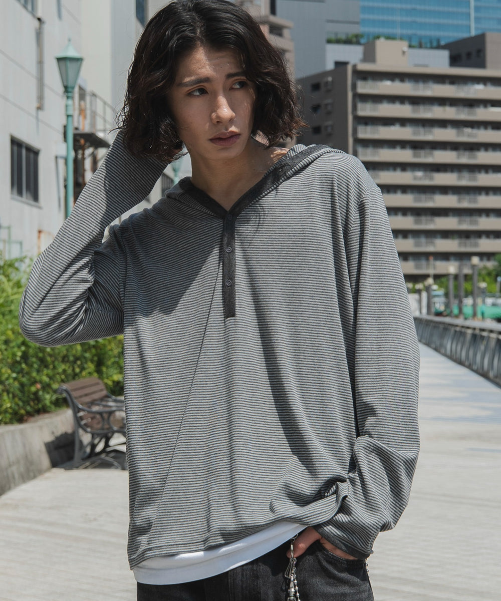 Lグレー モデル：182cm L着用