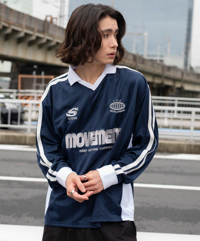 ネイビー モデル：182cm L着用