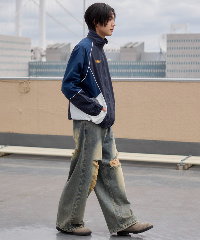 ネイビー モデル：175cm L着用