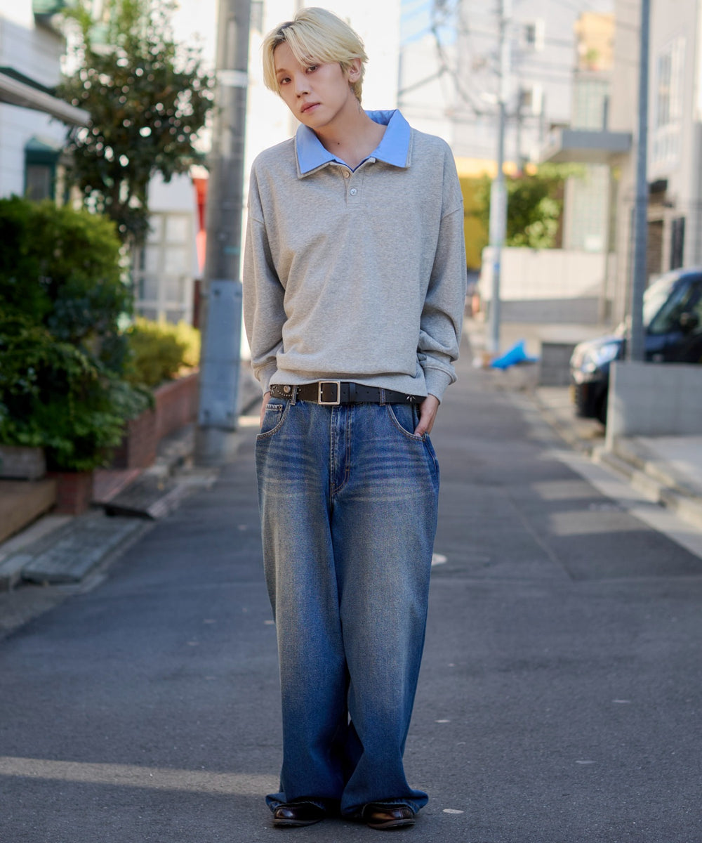 杢グレー モデル：175cm L着用