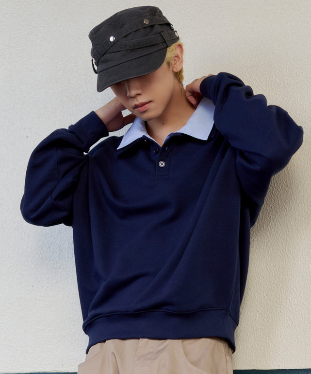 ネイビー モデル：175cm L着用