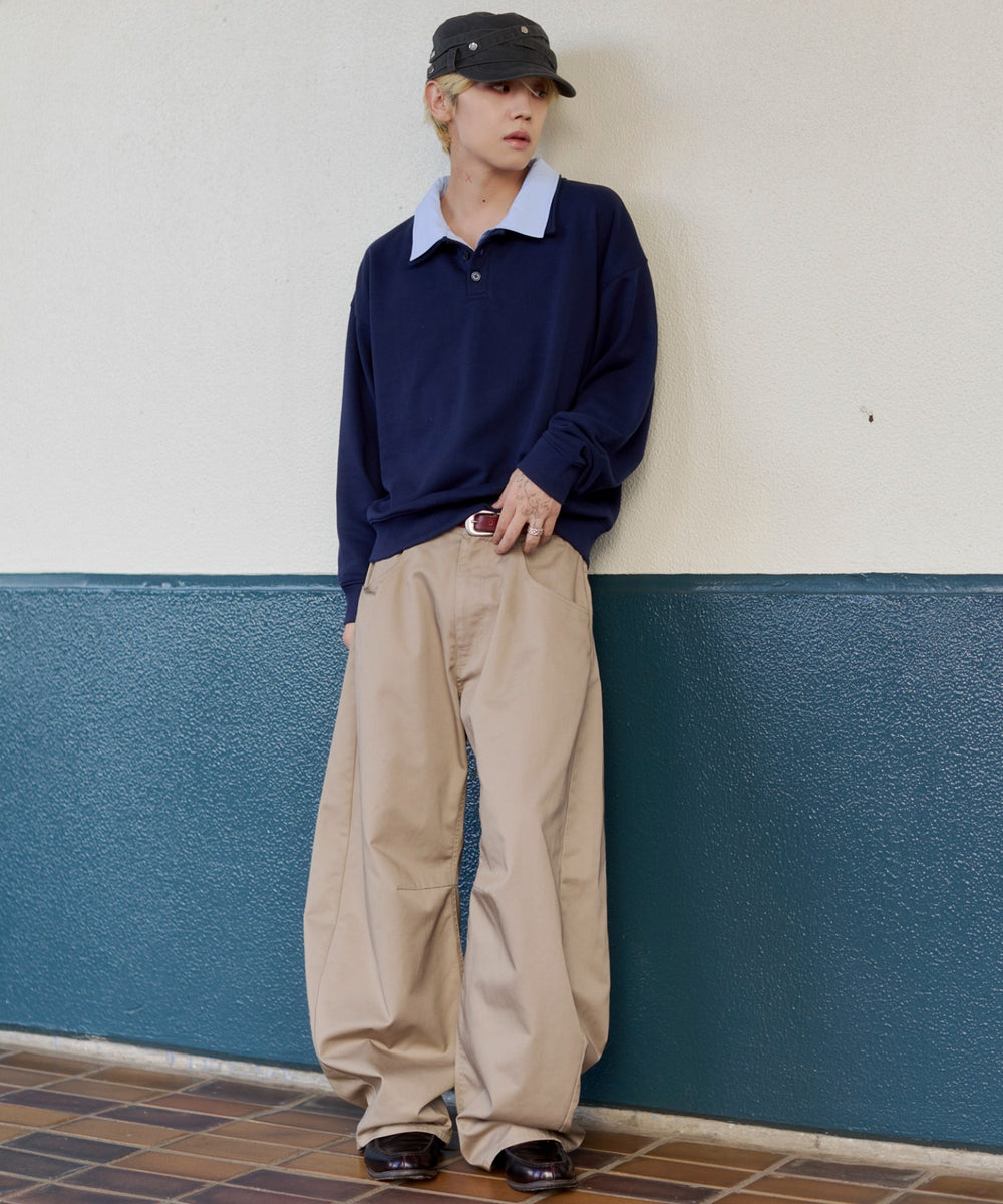 ネイビー モデル：175cm L着用