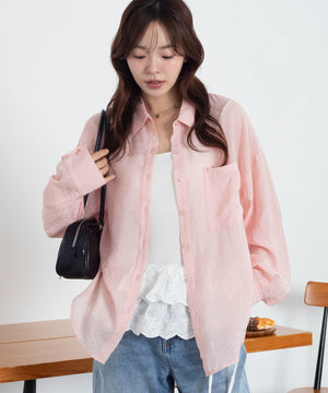 ピンク　モデル：165cm F着用