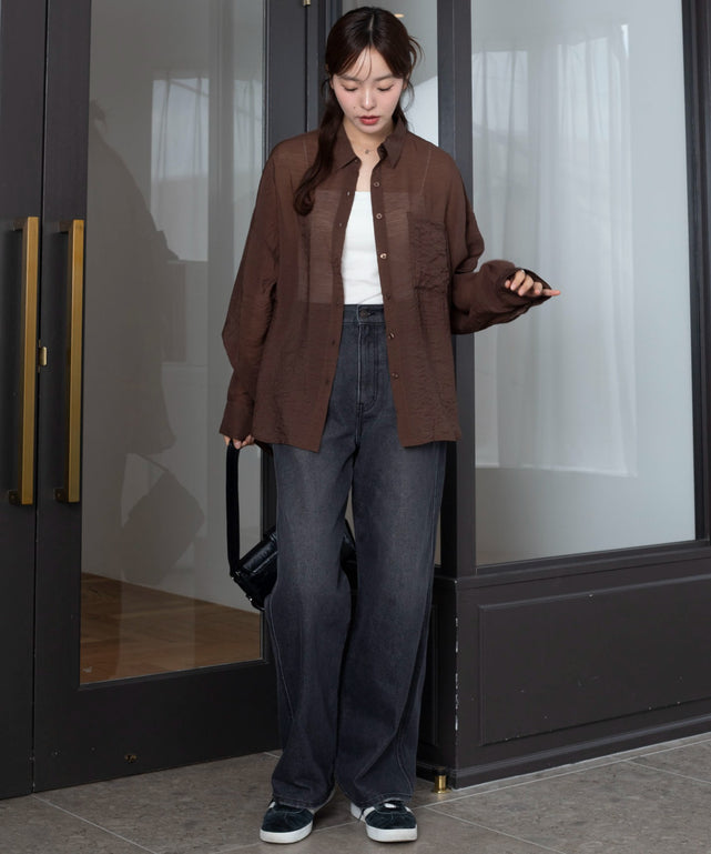 Dブラウン　モデル：165cm F着用