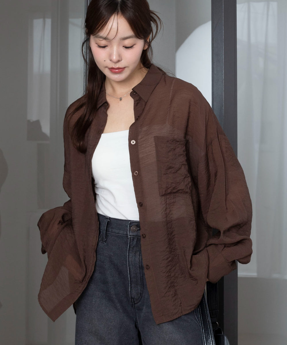 Dブラウン　モデル：165cm F着用