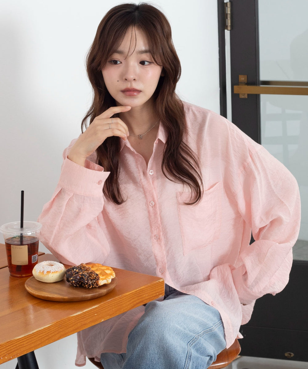 ピンク　モデル：165cm F着用