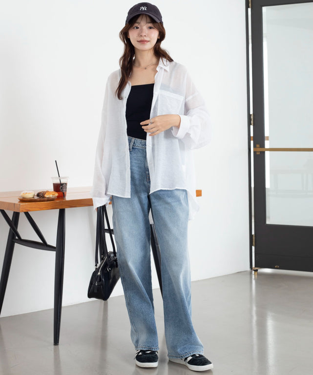 ホワイト　モデル：165cm F着用