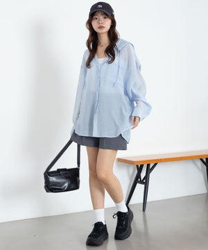 ブルー　モデル：165cm F着用