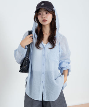 ブルー　モデル：165cm F着用