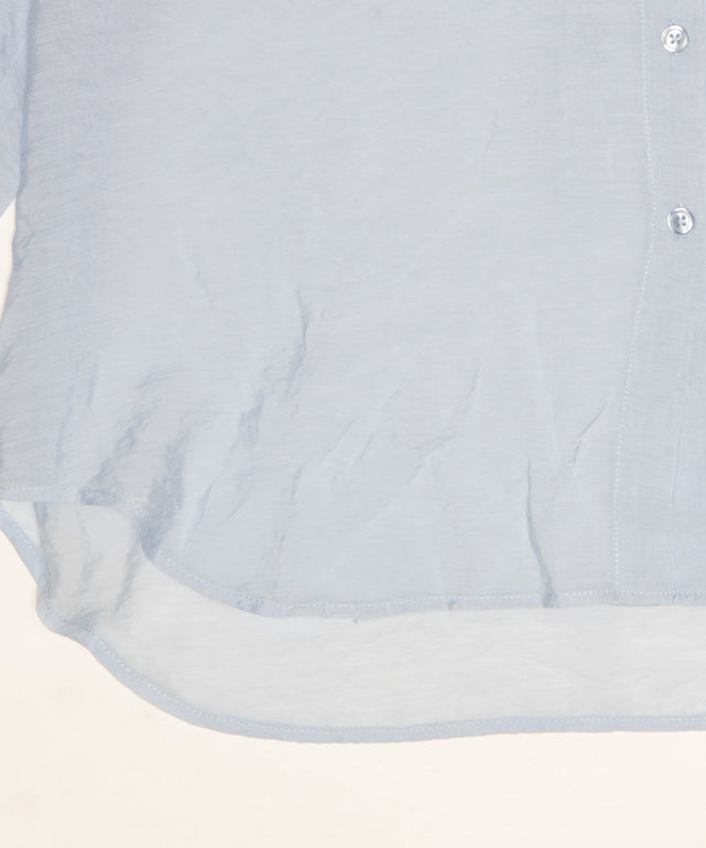 シアーフードシャツ