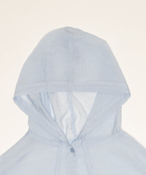 シアーフードシャツ