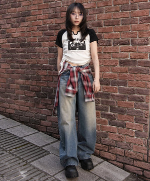 柄３　モデル：159cm F着用