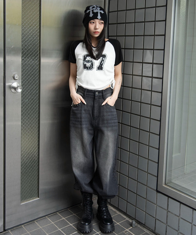 柄７　モデル：159cm F着用