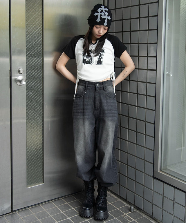 柄７　モデル：159cm F着用