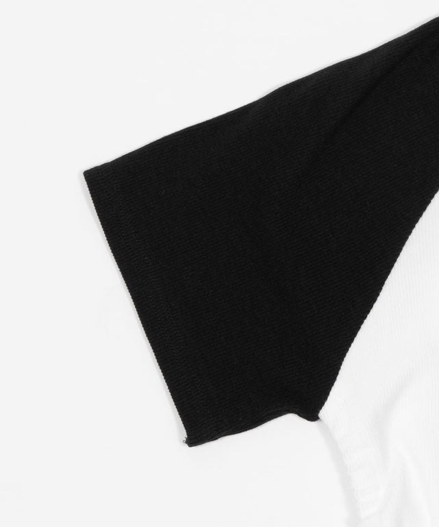 キーネックサイドレースアップちびT