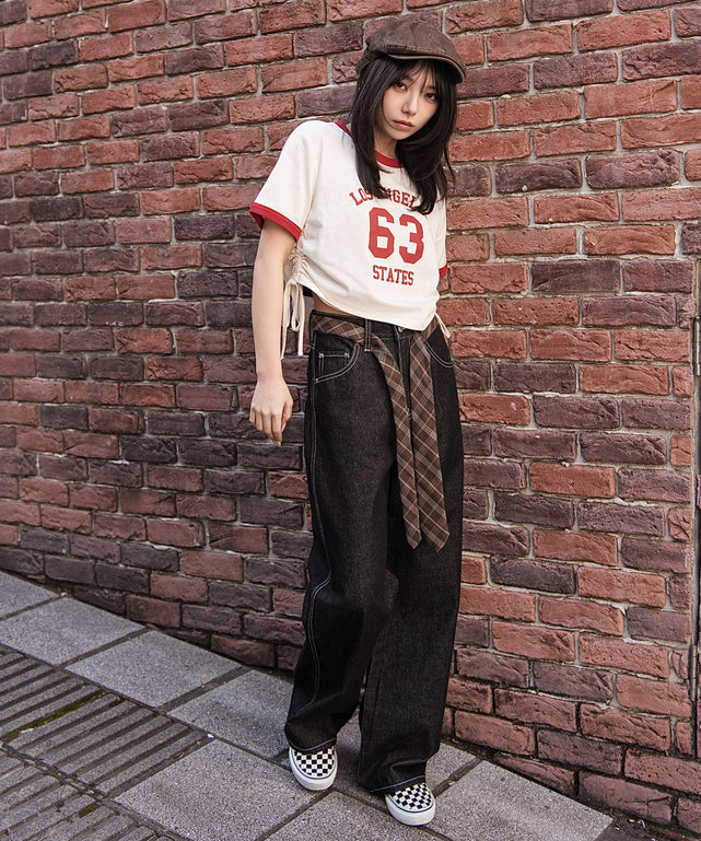 柄４　モデル：159cm F着用