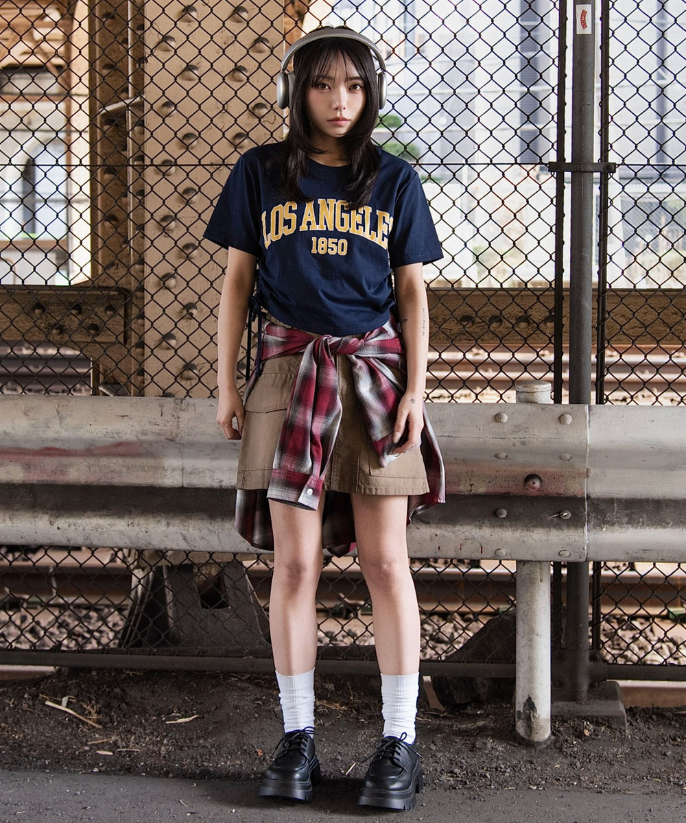 柄２　モデル：159cm F着用