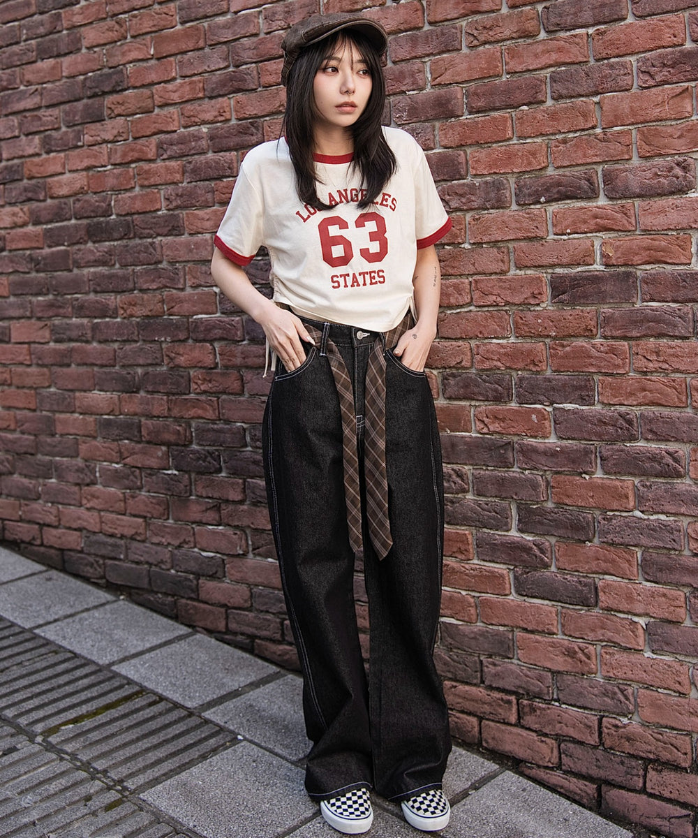 柄４　モデル：159cm F着用