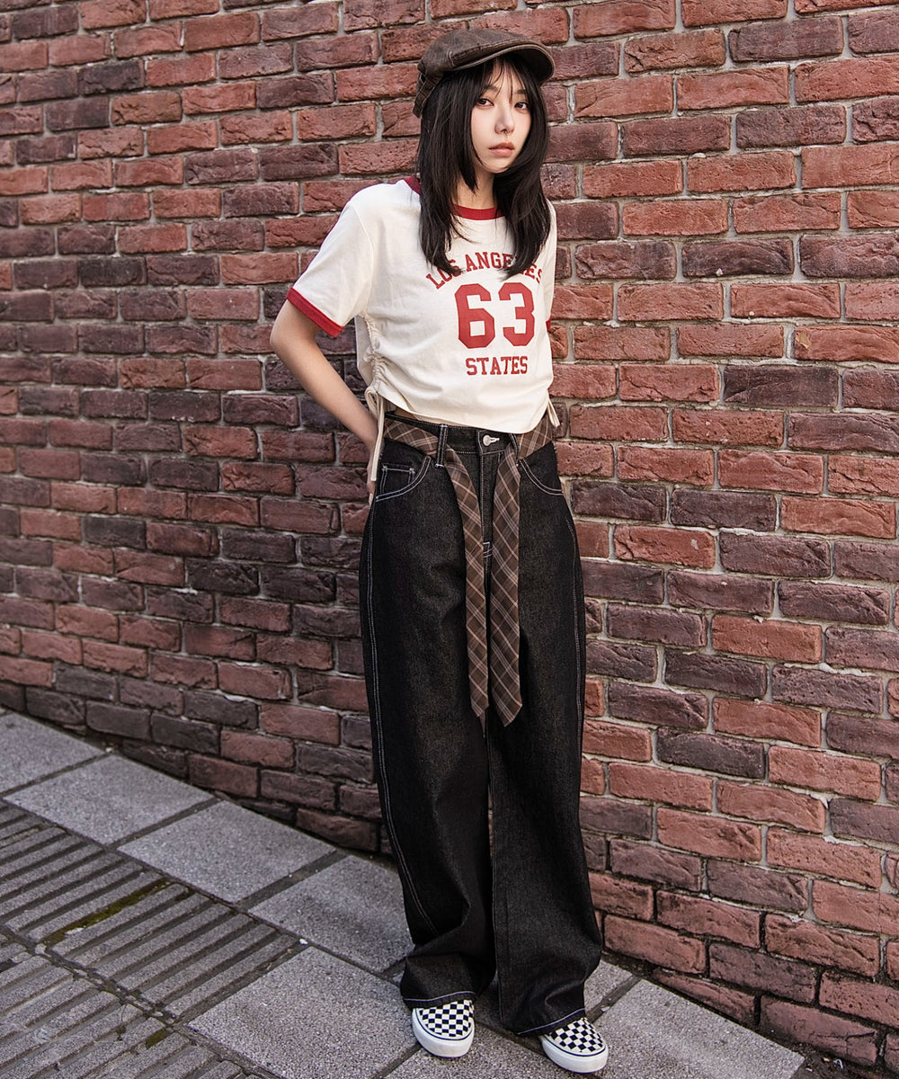 柄４　モデル：159cm F着用