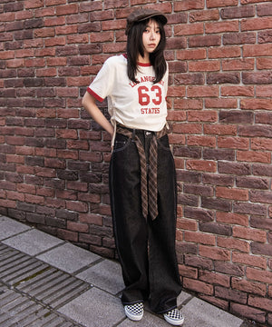 柄４　モデル：159cm F着用