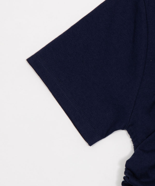 グラフィックサイドリボンドロストショートT