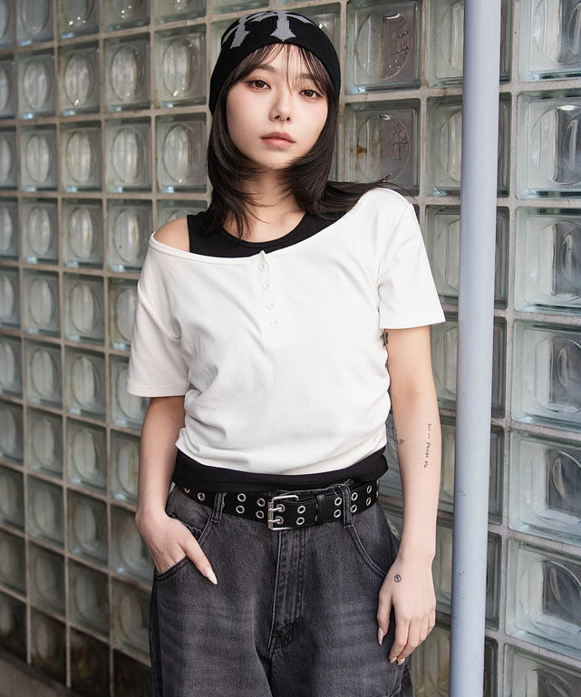 ホワイト　モデル：159cm F着用