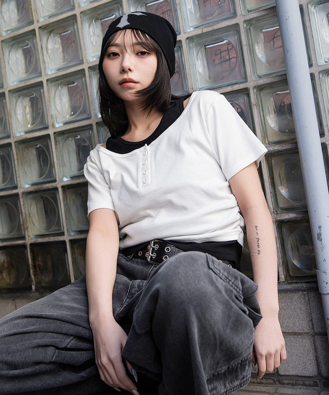 ホワイト　モデル：159cm F着用