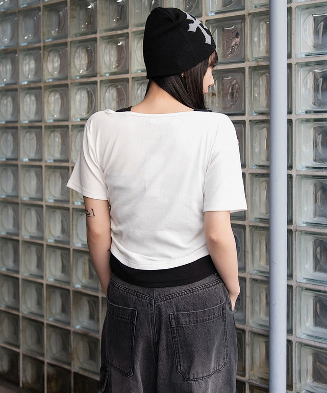 ホワイト　モデル：159cm F着用